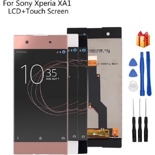 For Sony Xperia XA1 LCD Display Digitizer Assembly For Sony XA1 G3116 G3121 G3112 Display Screen LCD Phone Parts Free Tools