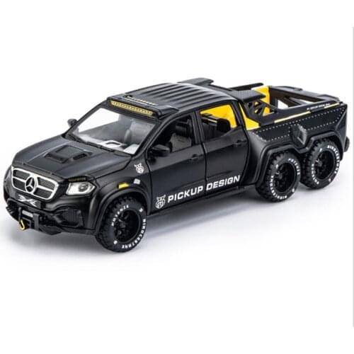 1:32 ChiMei For Benz X-Class EXY 6X6 Pick up Diecast Car Model Red/Black/Green