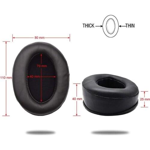 1 1 Pair Earphone Ear Pads Earpads Sponge Soft Foam Cushion Replacement for Sony MDR V6/ZX 700 for Brainwavz HM5 for AKG 701