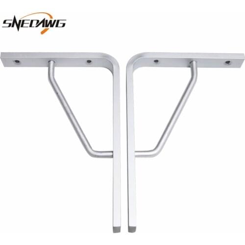 2pcs Triangular Bracket 6''/8''/10''/12''/14''/16'' Shelf Bracket for Table Solid Aluminum Alloy Triangle Bracket Support Bench