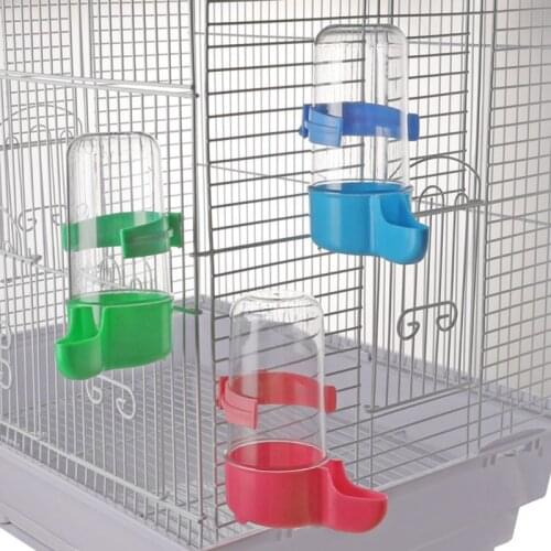 200ml Automatic Birds Drinker Feeder Poultry Waterer Drinking Feeding Containers Fodder Storage Water Cup Box For Pets