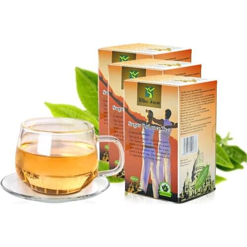 40 Pcs / 2 Packs Control Diabetes Tea Lower High Blood Sugar Blood Glucose Health Care Tea