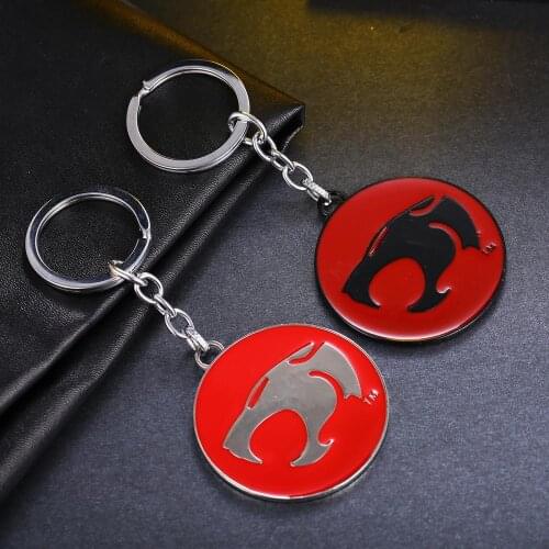 Thundercats Key Chain 3 colors Alloy Metal Key Rings For Women&Men Chaveiro can Drop-shipping