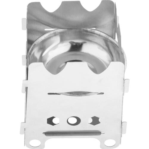 Backpacking Hiking Traveling Picnic Camping Wood Stoves with Alcohol Burner