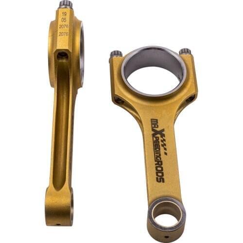 H Beam 4340 Connecting Rods for Fiat 500 2 cylinder 130mm ARP2000 Conrods Bielle