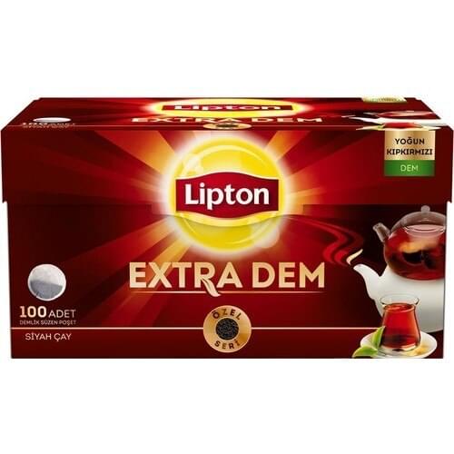 PERFECT DRINK Lipton Extra Infused Tea Bags 100 Pieces FREE SHİPPİNG