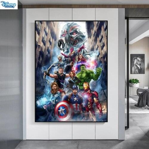 Marvel Avengers Canvas Painting Superhero Posters and Prints Wall Art Picture for Living Room Home Decor, Unframed