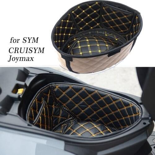 Motorcycle Storage Box Leather Rear Trunk Cargo Liner Protector Accessories for SYM CRUISYM 150 180 300 FNX150