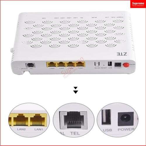 Best Price 5pcs/Lot F660 V6.0 onu gpon 1 port ge 1GE+3FE+1Port+WIFI ONT GPON ONU