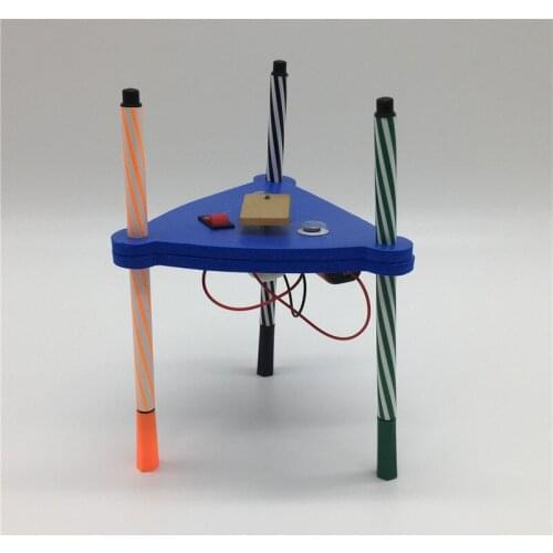 Small invention DIY material electric graffiti robot primary school childrens toys