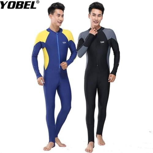 New nylon Man Sunscreen Snorkeling Keep Warm Long Sleeve Whole Body Conjoined Outdoors Speed Surf Diving Serve Jellyfish Clothes