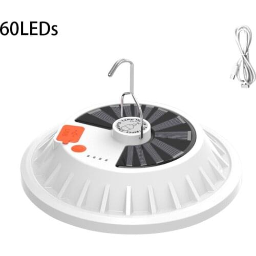 Rechargeable LED Bulb Lamp Remote Control Solar Charge Lantern Portable Emergency Night Market Light Outdoor Camping Home