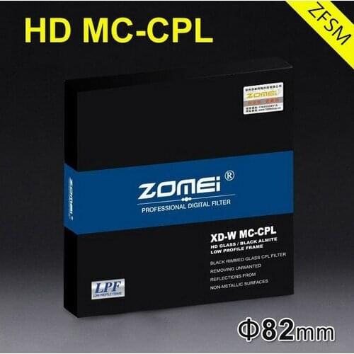 Zomei 82mm HD CPL Polarizer Filter Slim Pro HD 18 Layer MC Circular Polarizing Filter for Canon Nikon Sony Pentax Leica Lens