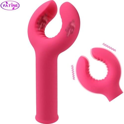 VATINE Magic Wand Vibrators For Women Masturbator Sex Toys For Adults Intimate Goods Vibrator For Clitoris Breast Nipple Clamps
