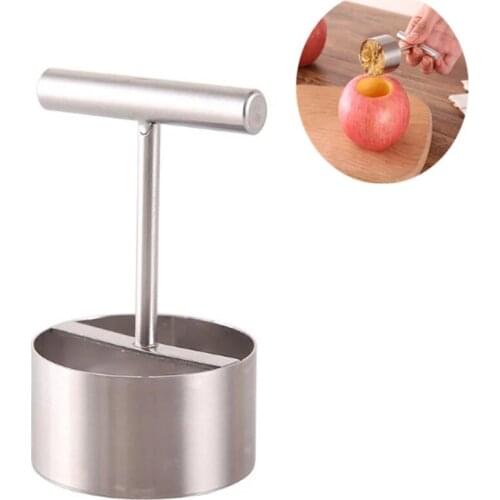 Stainless Steel Apple Corer Fruit Seed Core Remover Pear Apple Corer Seeder Slicer Knife Kitchen Gadgets Fruit Vegetable Tools