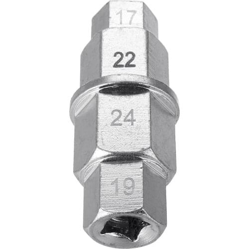 3/8" Drive Motorcycle Hex Key Spindle Wrench Tool Hex Allen Front Wheel Hub Axle Spindle Socket Adapter