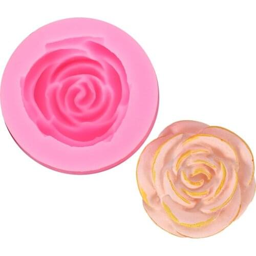 Flower Rose Silicone Resin Mold Cake Decorating Tools DIY Mousse Fondant Cupcake Chocolate Sugarcraft Candy Soap Mould
