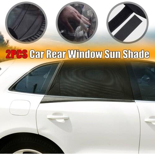 2PCS Auto Car Sun Shade Front Side Window Visor Shade Mesh Cover Shield Car Window Sunshade Protection for Your Child Sun Visors
