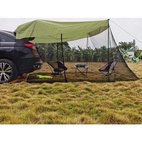 Car Trunk Tent Car Rear Extension Sunshade Tent Sunshade Rainproof Rear Tent Awning For Barbecue Camping Travel