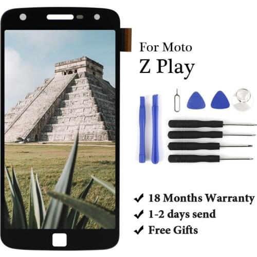 TIMEWAY OEM XT1635 5.5" For Moto Z Play LCD Display Moto Z Play XT1635 XT1635-02 Display LCD Touch Screen Panel Parts