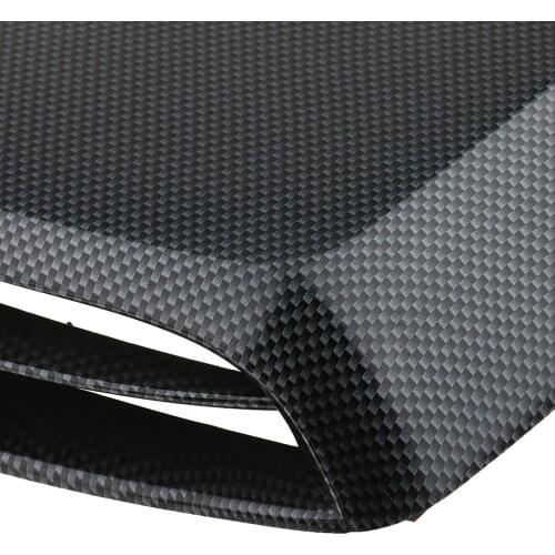 Universal Decorative Hood Scoop Smoke Air Flow Intake Vent Cover Auto Car Truck Sport Racing - Carbon Fiber