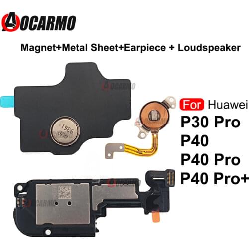 For Huawei P40 Pro Plus P40Pro+ Top Earpiece Ear Speaker Buzzer Ringer Bottom Loudspeaker Flex Cable Repair Parts