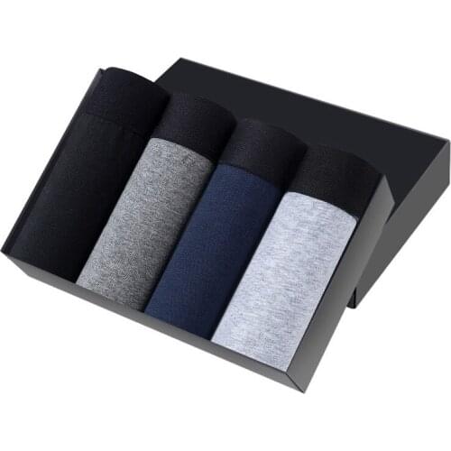 High Quality Underwear Men Boxer Cotton Mens Panties Men Underwear Boxers Boxer Boxershorts Underpants Natural 2021