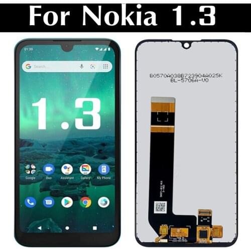 5.71" LCD For For Nokia 1.3 TA-1216/1205 LCD Display Touch Screen Assembly Replacement