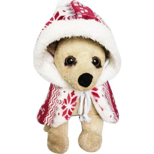 Snowflake Winter Pet Dog Clothes Warm For Small Dogs Pets Puppy Costume French Bulldog Outfit Jacket Chihuahua Clothing