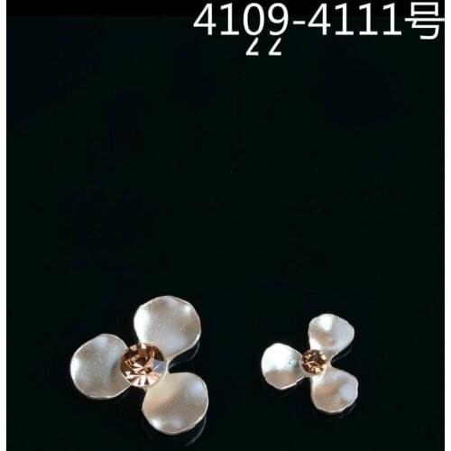 50PCS/lot Fashion Crystal Flower Charms Fit DIY Bracelet Necklace Pendant Charms Silver Color Enamel Floating Charm