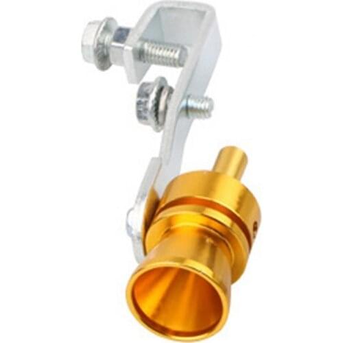 60% Hot Sale Universal Car Turbo Sound Whistle Exhaust Pipe Tailpipe Fake Blow-off Valve Simulator S/M/L/XL