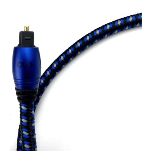 Audiophile OptiLink-5 Toslink Fiber Optic Audio Cable