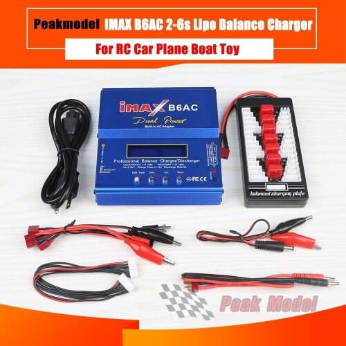 Hot Wholesale IMAX B6AC 80w 2s-6s RC Lipo Battery Balance Charger With Discharge Function for RC Car Plane Boat Toy