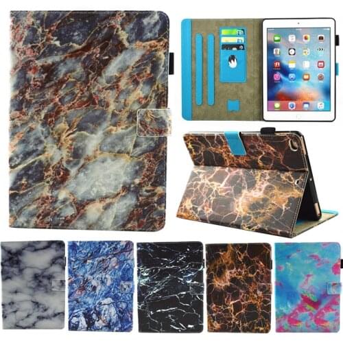 Case For iPad Pro 10.5 2017/iPad Air 2019 Cover Smart leather Marble Painted Card slot Tablets Case for iPad Air 3 2019 10.5"