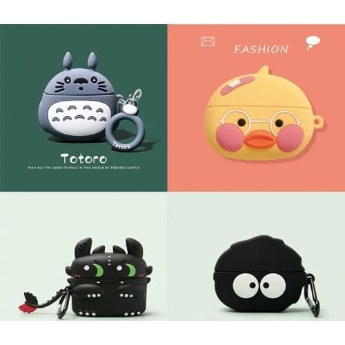Earphone Case For Huawei Freebuds Case Cute Cartoon Silicone Earpods Cover For Huawei Freebuds Pro charging protective Cases