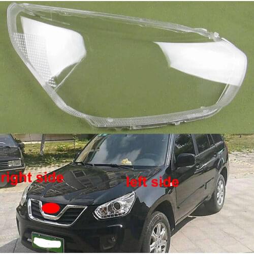 For Chery Tiggo 3 2010 2011 2012 2013 Headlight Shell Headlamp Cover Glass Headlight Cover Plexiglass Replace original lampshade