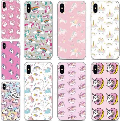 Cute Unicorn Rainbow Phone Case For Alcatel 1L 1S 3L 2021 1 3C 1C 1X 1V 3V 3X 2019 1A 1B 1SE 2020 Silicone Back Cover
