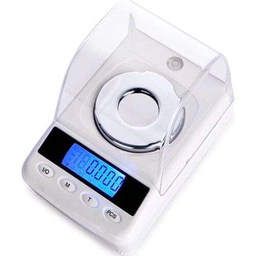 50g 0.001g Digital Jewelry Scales High Precision LCD Milligram Gram Counting Scale Diamond Gem Carat Laboratory Weight Balance