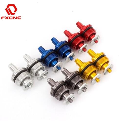 For YAMAHA YZF R25/R3 CNC Motorcycle Thread Preload Adjustable Fork Cap Bolts For 37mm Preload Adjusters