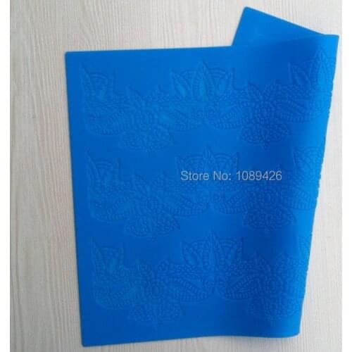CT-011 Lace Soft 100% Silicone Cake Fondant Embossing Gum Paste Decorating Mold Tools