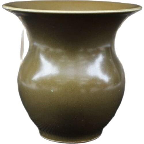 Chinese Old Porcelain Monochromatic Glazed Porcelain Cans