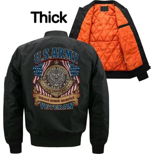 Classic Ma1 Winter Bomber Padded jacket Men Plus size Flight Pilot Baseball jackets Military Coat Streetwear 5xl 6xl 7xl 8xl