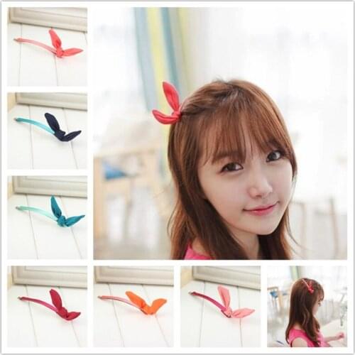 2017 New F 8cm Super Cute Rabbit Ears Hairpin Hair Holders Hair Accessories Child Girl Women Hair Clip Lovely Headwear
