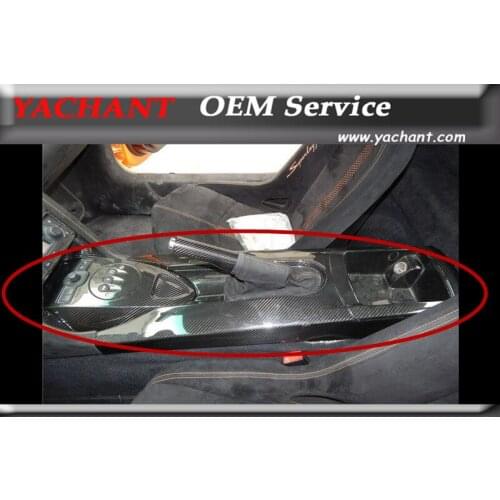 Car-Styling Carbon Fiber Full Kit Trim Cover Fit For 2003-2014 Gallardo LP550 LP560 LP570 Center Console Kit Replacement