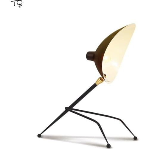 Industrial Retro DaWn Spider Serge Mouille Table Lamps Led Iron Art Modern Light Fixtures Living Room Bedroom Bedside Study