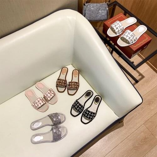 Multicolor Shiny Flip Flops Crystal Slippers Women Summer Rhinestone Diamond Slides Runway Party Shoes Gladiator Sandals Woman