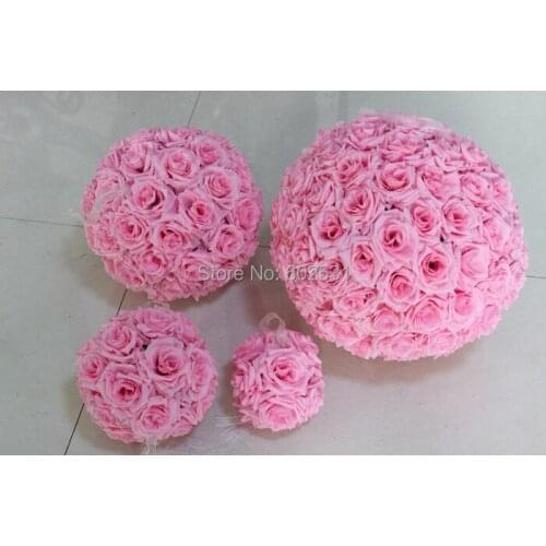 SPR 2pcs/lot 50CM Pomander rose ball Free shipping bride holding flower wedding kissing flower ball party/home decoration flowe