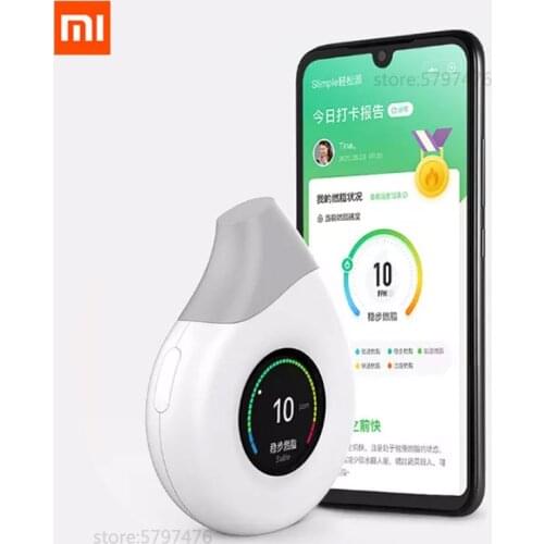 Xiaomi SLIMPLE Smart Breathing Ketone Detector Fat Detector Blow To Check Fat Breakdown Weight Loss Tools Connect Mobile APP