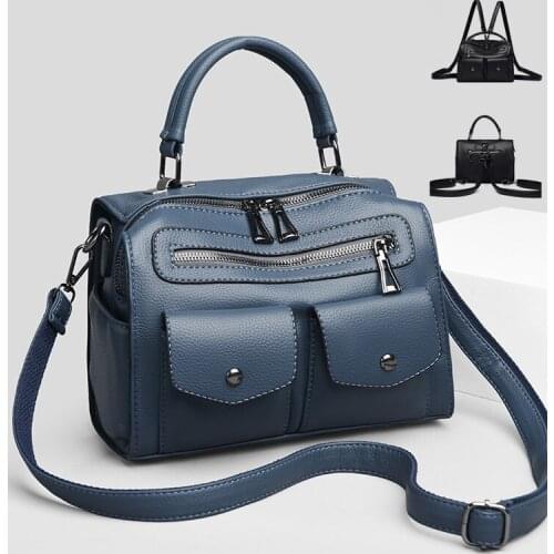 2021 New Luxury Brand Women Handbag High Quality Soft Leather Women Shoulder Bags Designer Tote Bag Fashion Female Crossbody Bag