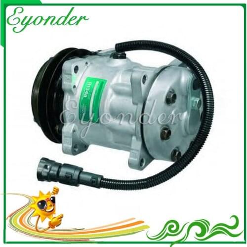 A/C Air Con Compressor Cooling Pump SD7H15 for DAF Truck 24V 95 XF CF 85 95 75 1638737 1638737R 1264800 1444295 1251063 SD8051